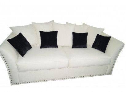 Classic design couch upholstery sofa three-seater fabric couches sofas 3-seater